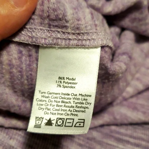 Eddie Bauer purple white space dye Hoodie Small/Medium - Picture 5 of 9